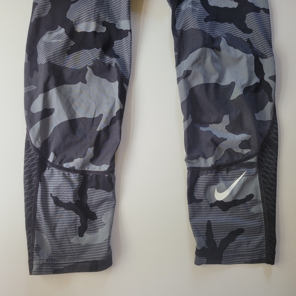 Mens Nike Pro 3/4 leggings Black Camo size medium - Picture 2 of 5